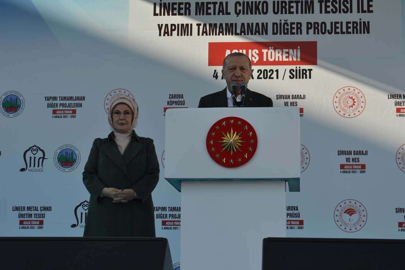 Cumhurbaşkanı Erdoğan, Siirt'te toplu açılış töreninde konuştu